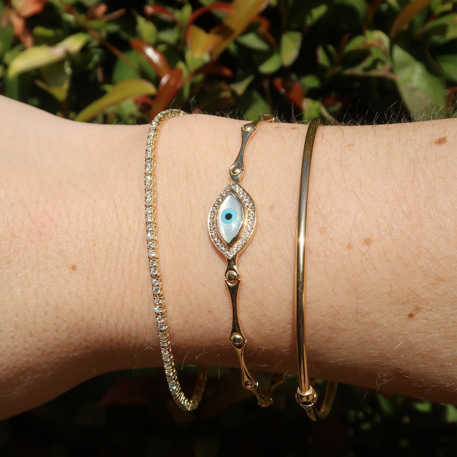 Hollow Hinge Bangle