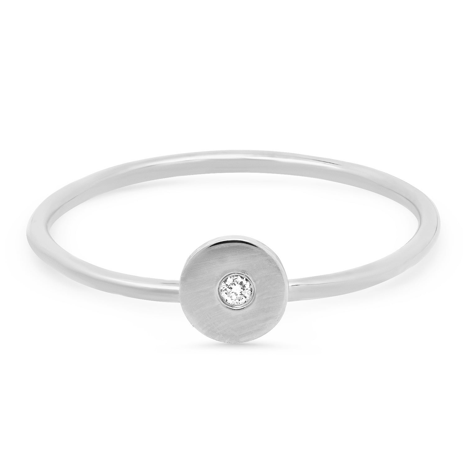 14K White Gold