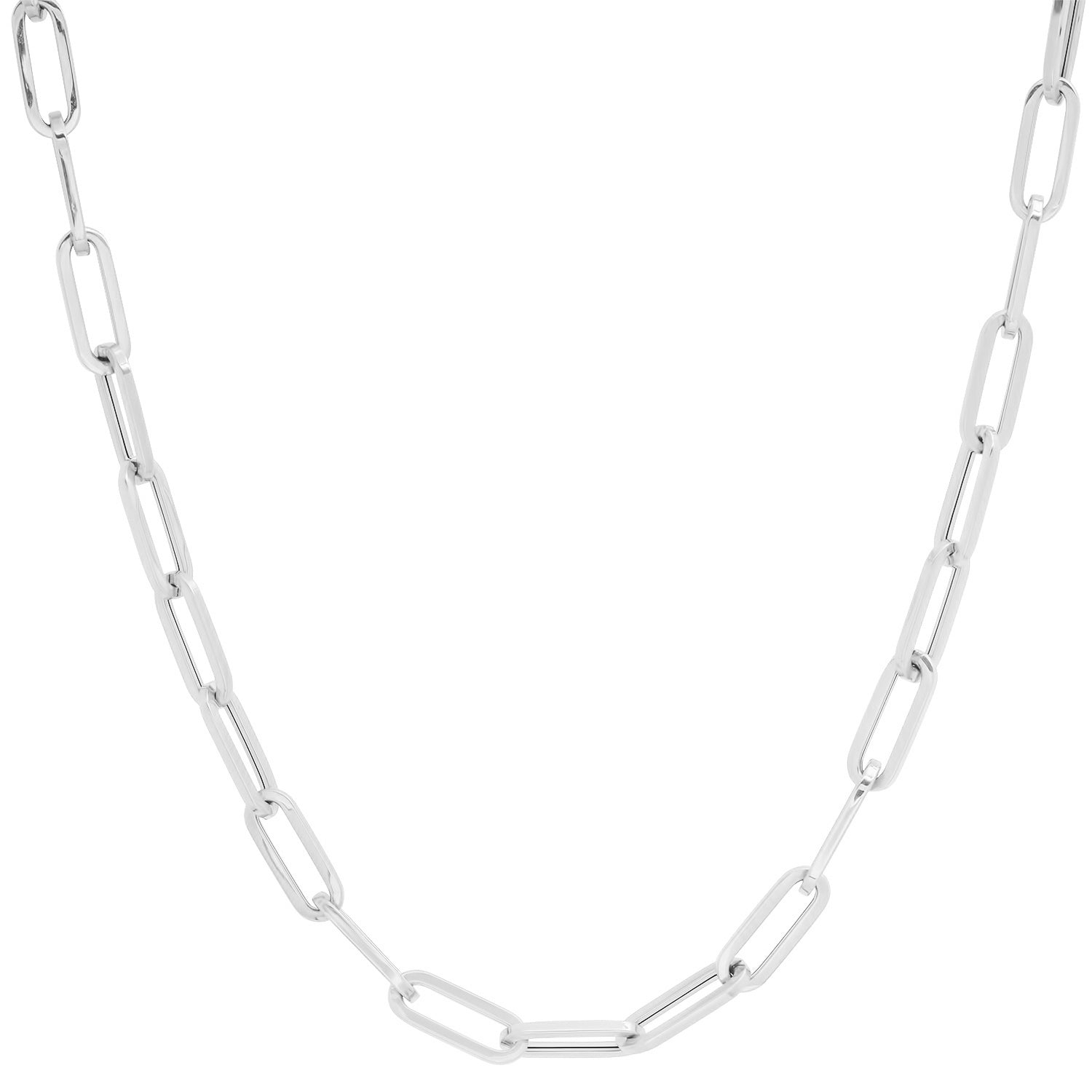 Small Paperclip Link Necklace