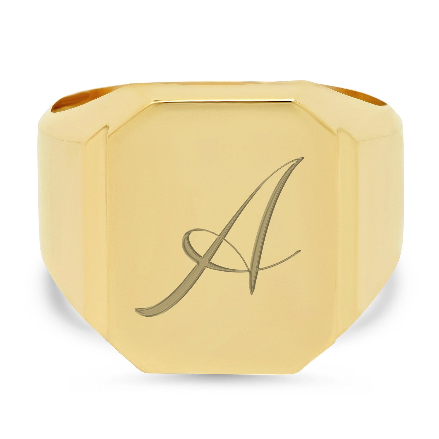 Dog Tag Signet Ring