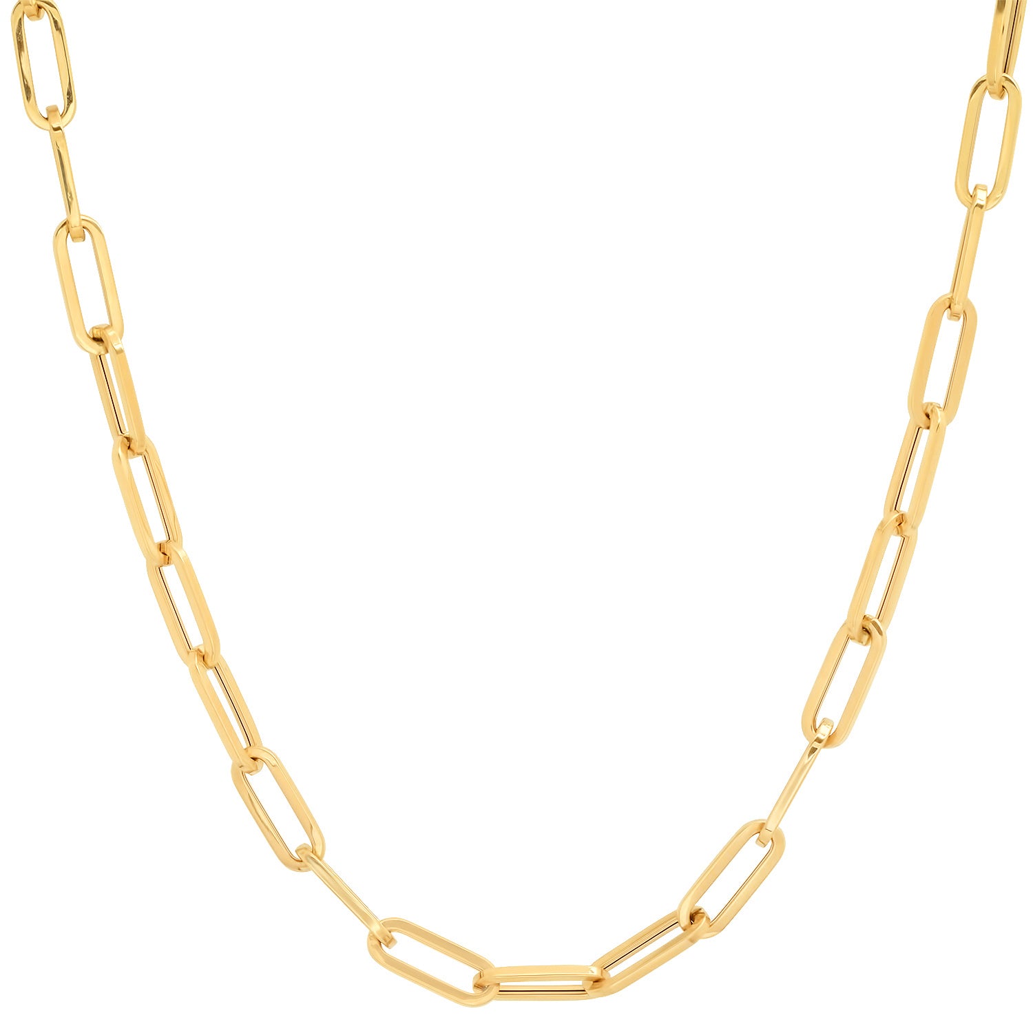 Small Paperclip Link Necklace