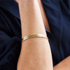 Hammered Gold Bangle