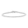 Large Diamond Tennis Bracelet