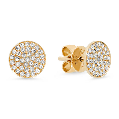 Round Diamond Threader Large Stick Single Earring