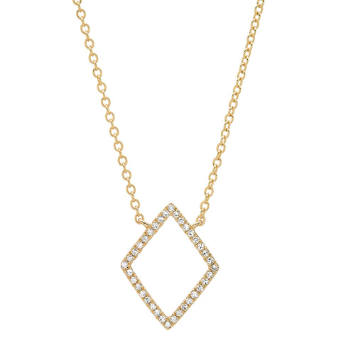 Diamond Border Oval Pendant