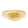 East West Oval Signet Ring