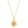 Mini Anchor Pendant with Diamond Accent