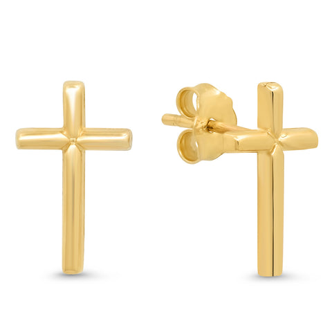 Mini Anchor Studs with Diamond Accent