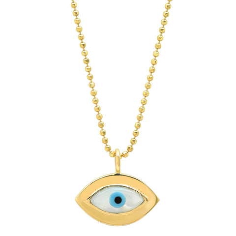 Sun Pendant with Diamond Eyes